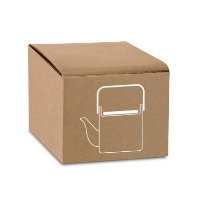 GLOGG. 700 mL ceramic teapot with bamboo lid